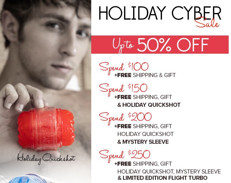 HOT DEAL: up to 50% off Fleshjack products this Black Friday